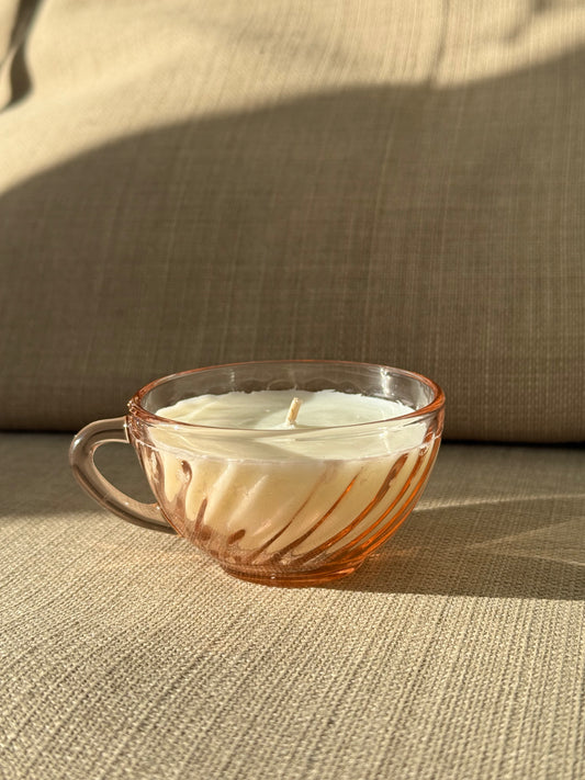 Mini tasse rose fumé