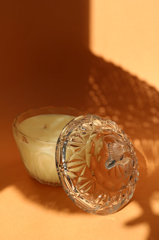 Joli sucrier en verre